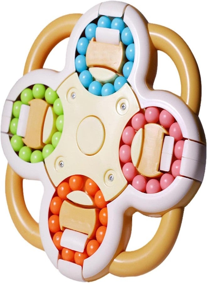 Kiditos Magic Bean Cube Puzzle Toy - Spinning Beads Sensory Toy for Kids, Anti-Stress Educational Rotating Beads Toys | Birthday Gift for Boys & Girls - Image 1